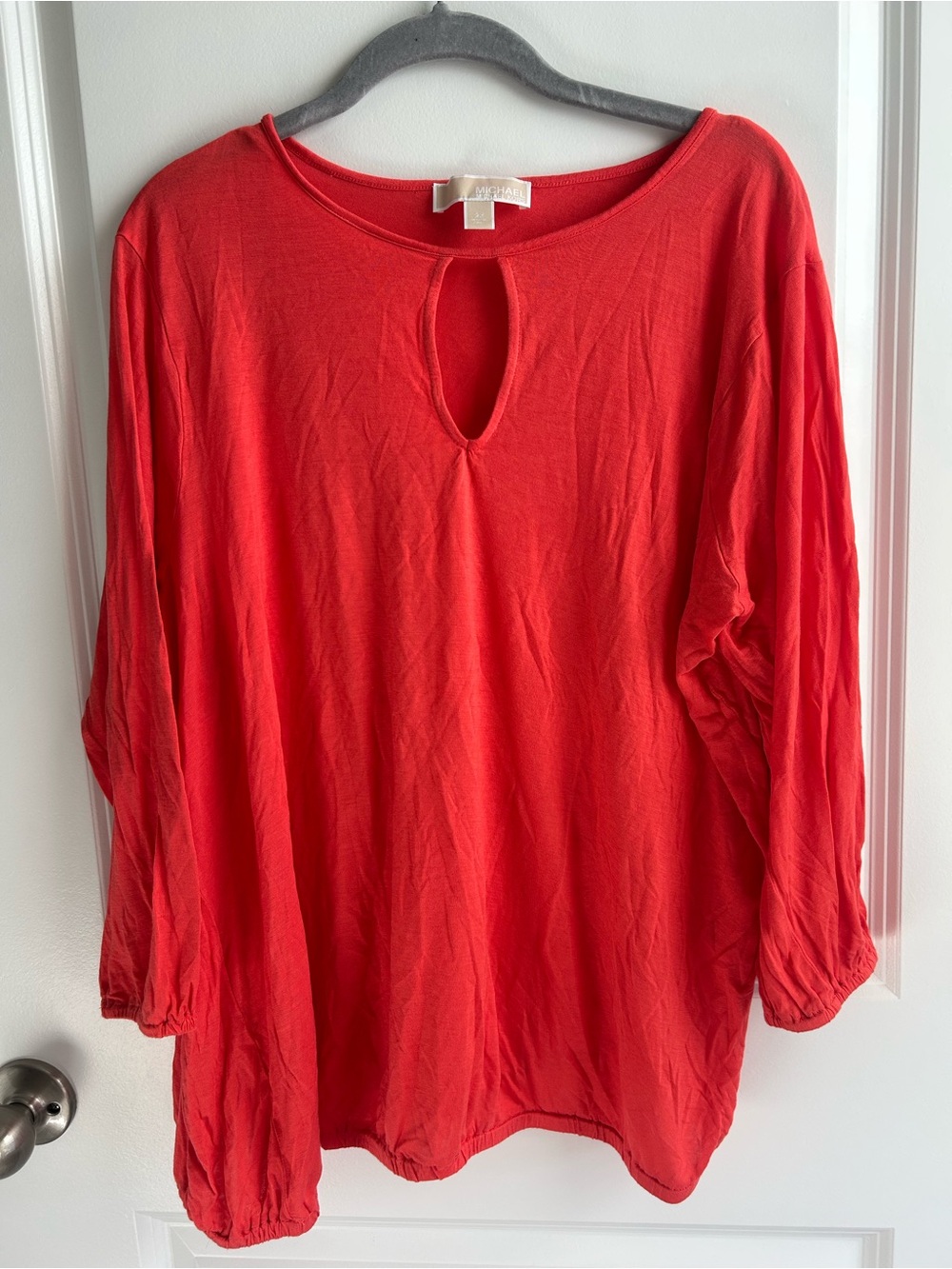 Michael Kors Keyhole Long Sleeve Tunic